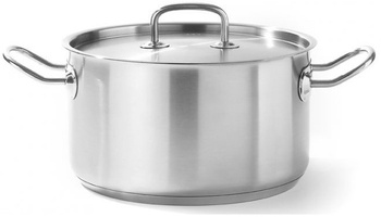 Garnek z pokrywą, poj. 5,5 l, śr. 24 cm, nierdzewny Hendi Kitchen Line 836309