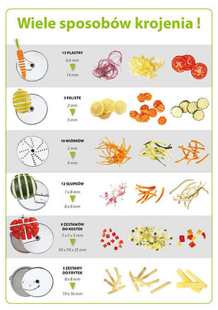 Szatkownica do warzyw Robot Coupe CL 50, 230 V + noże