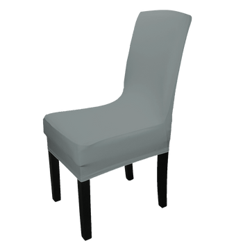 Pokrowiec na krzesło SZARY elastyczny uniwersalny