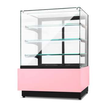 Witryna cukiernicza neutralna Dolce Visione Neutro Premium 1300 | 1300x670x1300 mm