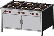 Taboret gazowy Egaz TGP 6732.4 1300x700x850 mm