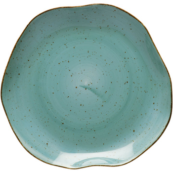 Talerz płytki, kolor morski, Stone Age, O 250 mm