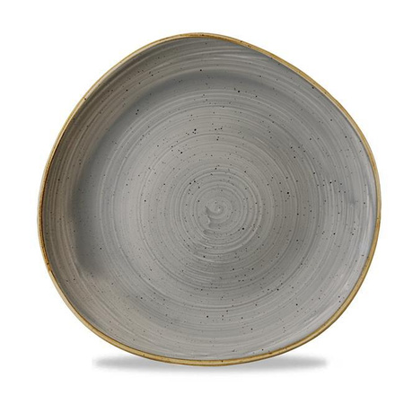 Talerz płytki o organicznym kształcie 210 mm Peppercorn Grey