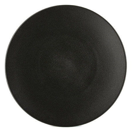 EQUINOXE talerz płaski 28 cm czarny