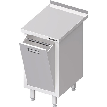 Stół przyścienny z koszem uchylnym 450x600x850 mm