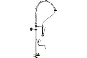 DOC - 3+ ﻿Spryskiwacz z baterią stołową i wylewką