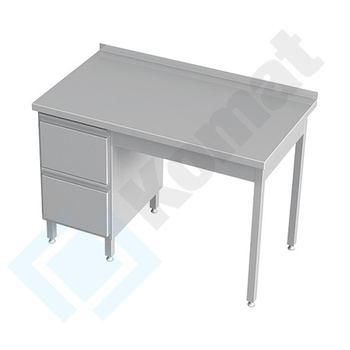 Stół przyścienny z szufladami 1300x700 mm KST-025