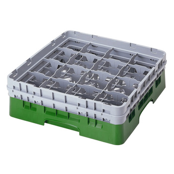 Kosz na szkło - szklanki max. śr.10.9 cm, wys. 9 cm zielony