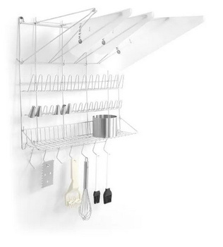 Wieszak na worki do szprycowania i końcówki, Hendi 550113