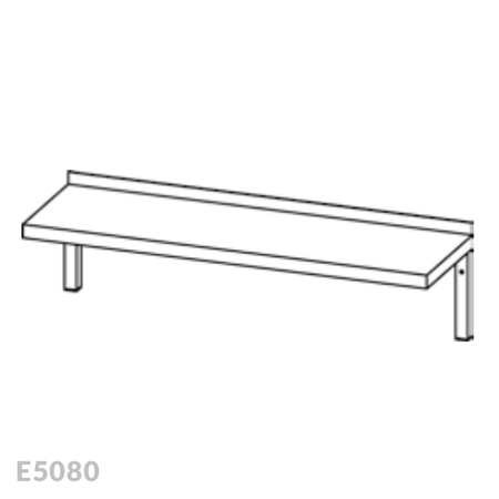 Półka wisząca na profilach pojedyncza Egaz E5080 1700x300 mm