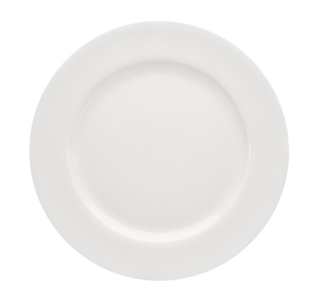 Talerz płytki z szerokim rantem 191 mm biały Maitre