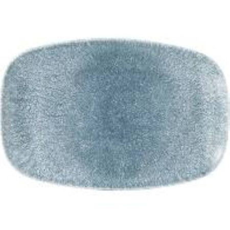 Talerz prostokątny 126 x 154 mm Raku Topaz Blue