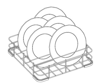 Kosz do talerzy ø 320 mm