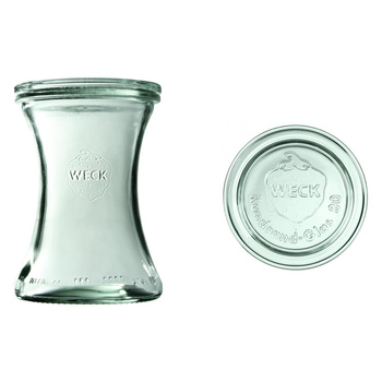 Słoik Deli 370 ml z pokrywą - op. 6 szt