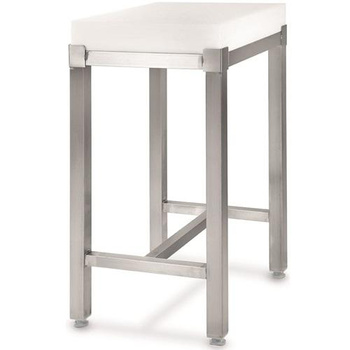 Kloc masarski polietylenowy, 40x50x80 cm, gr. 8 cm, podstawa nierdzewna Hendi 505687