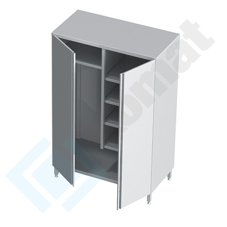 Szafa na środki czystości 1100x500x1800 mm KDT-203