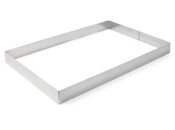 Rant cukierniczy prostokątny 58,5x38,5 cm, nierdzewny, Hendi 512425