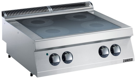 KUCHNIA CERAMICZNA 4 PALNIKOWA NASTAWNA, 8,8 KW, 800 MM