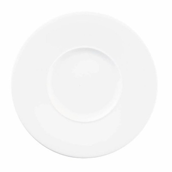 AMBIENCE TALERZ PŁASKI Z SZEROKIM RANTEM ŚR. 280 MM