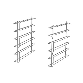Zestaw prowadnic do rusztów lub płaskich tac GN 1/1
