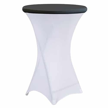 Nakładka elastyczna na stolik koktajlowy czarna