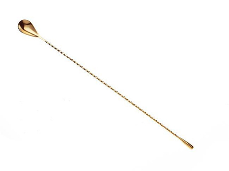 Długa łyżka barmańska 400 mm złota barup