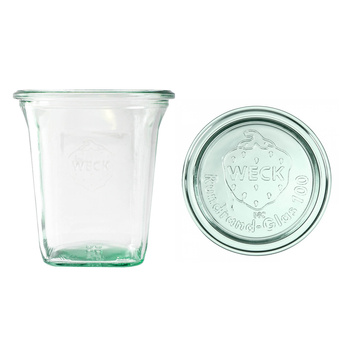 Słoik Quadro 545 ml z pokrywą - op. 6 szt