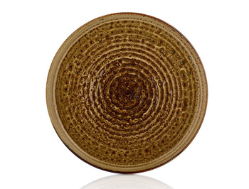 COWRY YELLOW TALERZ PŁASKI ŚR. 300 MM