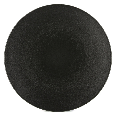 Equinoxe talerz płaski cast iron style 24 cm czarny