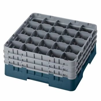 Kosz na szkło - śr. szk. 8,7, wys. 19,4 cm niebieski