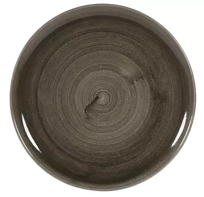 STONECAST PATINA IRON BLACK TALERZ PŁASKI ŚR. 286 MM