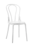 Krzesło kuchenne klasyczne bankietowe Vintage - białe