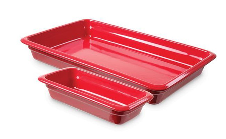 Pojemnik porcelanowy czerwony GN1/2 Fine Dine
