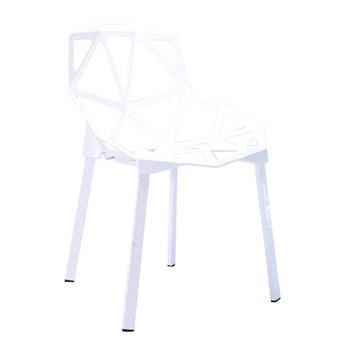 Krzesło nowoczesne skandynawskie Carbonia- białe