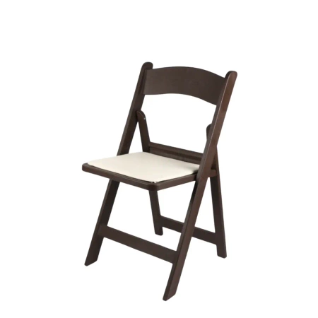 Krzesło amerykańskie weselne America - składane imitacja drewna