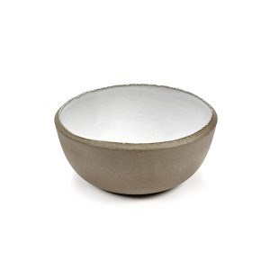 CEMENT STONE Miska biała 150 x 60 mm