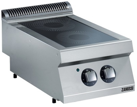 KUCHNIA CERAMICZNA 2 PALNIKOWA NASTAWNA, 4,4 KW, 400 MM