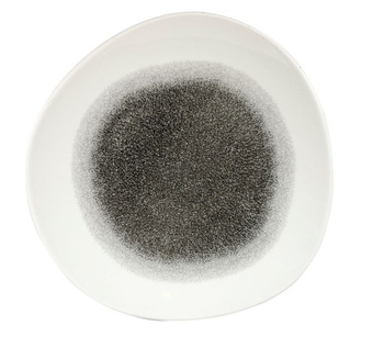 Talerz płytki organic 286 mm Raku Quartz Black