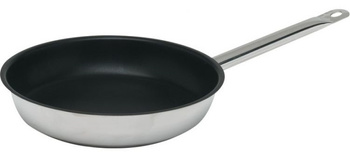 Patelnia, śr. 28 cm, nierdzewna z powłoką teflonową Hendi Profi Line 835500