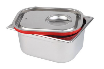 POKRYWA Z USZCZELNIENIEM SILIKONOWYM DO GN 1/4