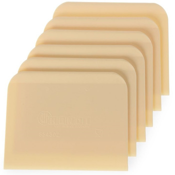 Skrobka do ciasta, z tworzywa, prostokątna, Hendi 554364 - zestaw 6 szt.