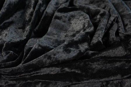 Obrus prostokątny aksamitny 280x160cm Velvet czarny