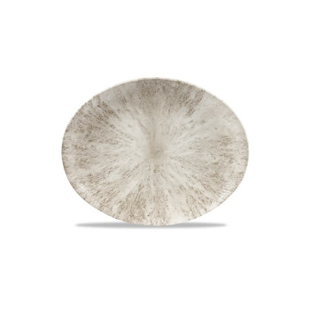 STONE AGATE GREY TALERZ OWALNY 255X317 MM