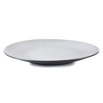 SWELL Talerz płaski 28,3 cm biały piasek