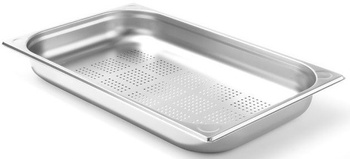 Pojemnik GN 1/1 65 perforowany, nierdzewny Hendi Kitchen Line 807125