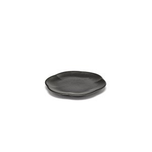 INKU BLACK Talerz żebrowany M czarny 139 x 13 mm/4 szt.