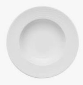 Talerz głęboki z szerokim rantem 350 ml biały Maitre