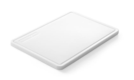 Deska do krojenia 35,5x25 cm, biała, Hendi 826362