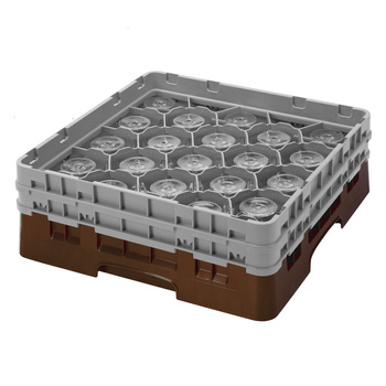 Kosz na filiżanki śr. 9,84 cm wys. 17,4 cm brązowy