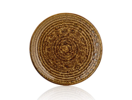 COWRY YELLOW TALERZ PŁASKI ŚR. 270 MM